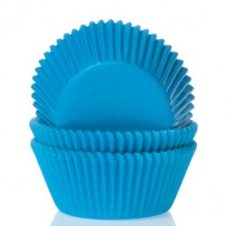 Små muffinsformar - Cyan Blue, ca 60 st